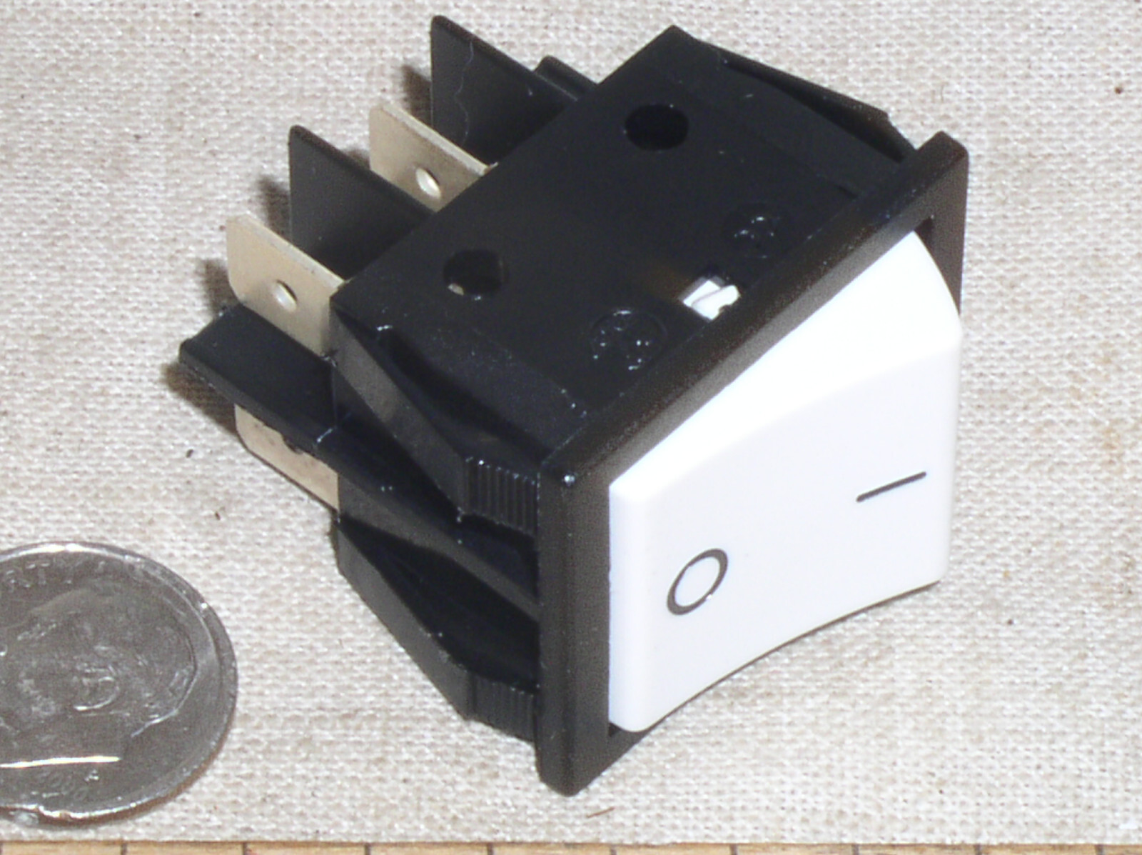 1  NEW DPST ON-OFF 15A 20A 15 20 A AMP PANEL MOUNT FULL SIZE ROCKER SWITCH USA