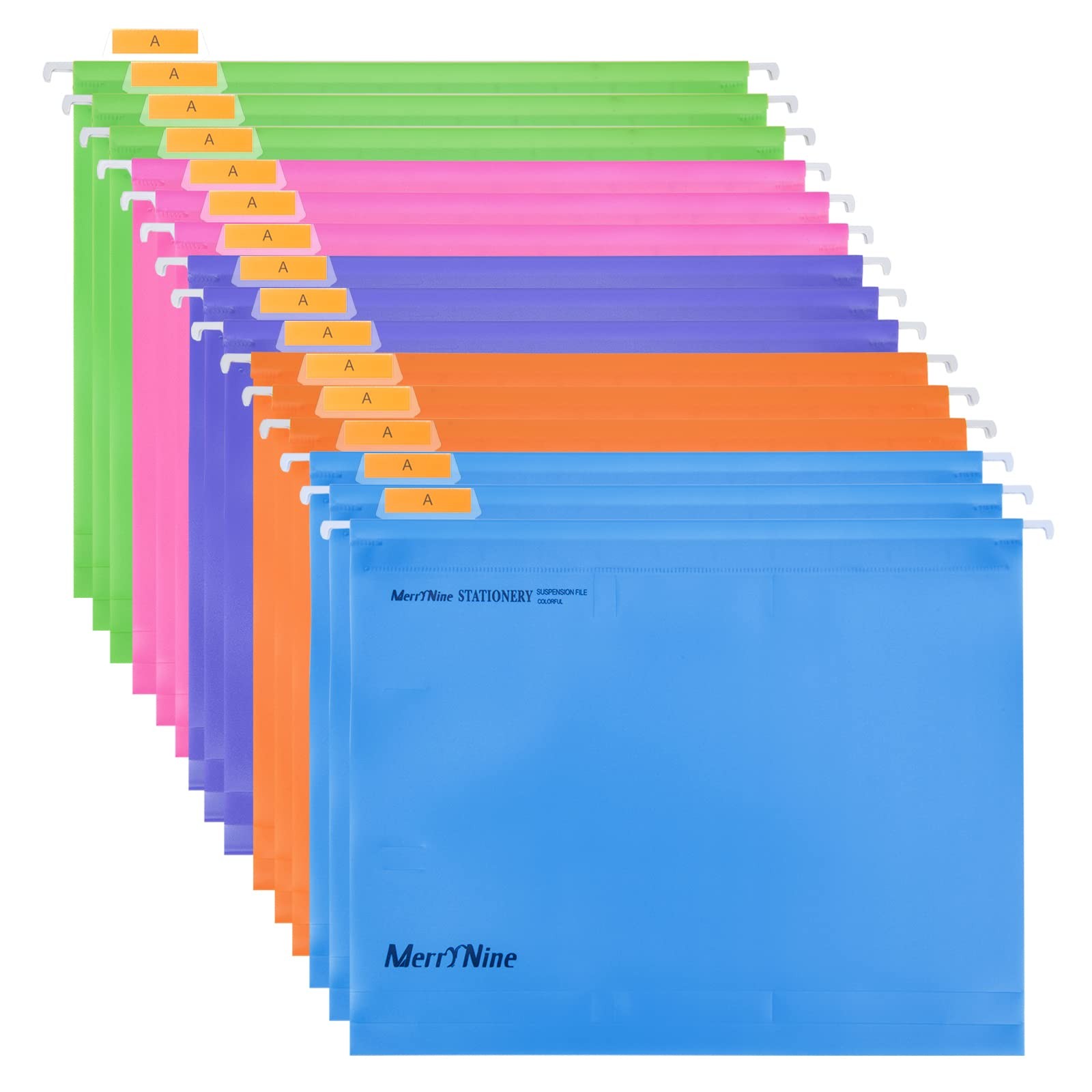 Hanging File Folders 15pcs Letter Size Suspension Files Polypropylene Filing Cab