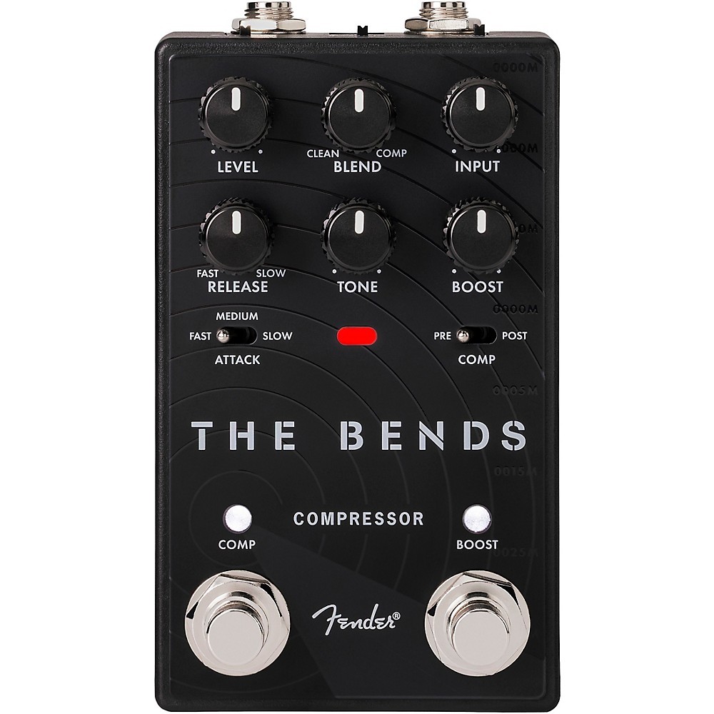 Fender The Bends Compressor V2 Guitar Effects Pedal - Black