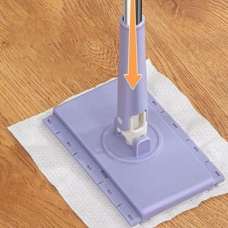 Snap Grip Mini Mop,Zero Touch Mini Mop,No Wash Lazy Mops Wet and Dry-2026 US*