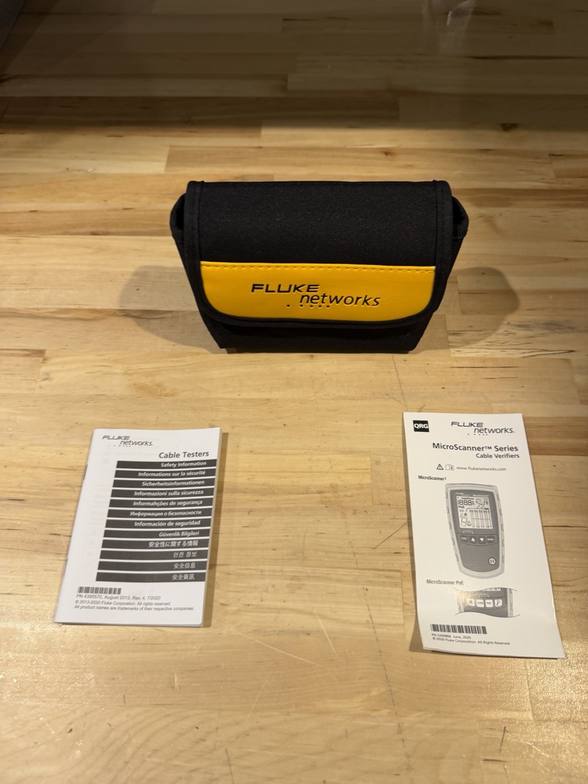 FLUKE NETWORKS MICROSCANNER 2 CABLE VERIFIER TESTER (TESTED)