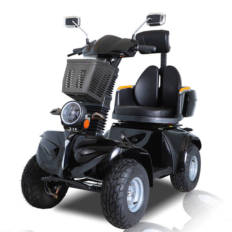 1000W 60V 20AH Four wheel Adult Senior Travel Mobility Scooter battery Motor R&B