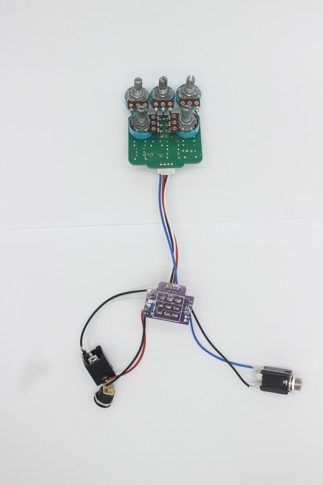 DIY Lunar Module fuzz Guitar Effects Pedal Handmade Finished Board !