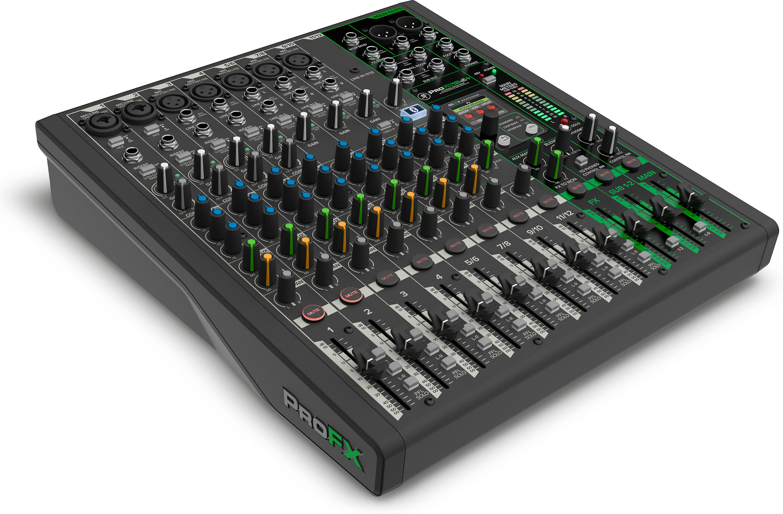 Mackie ProFX12V3+ 12-Channel Analog Mixer With Enhanced FX, USB, Bluetooth