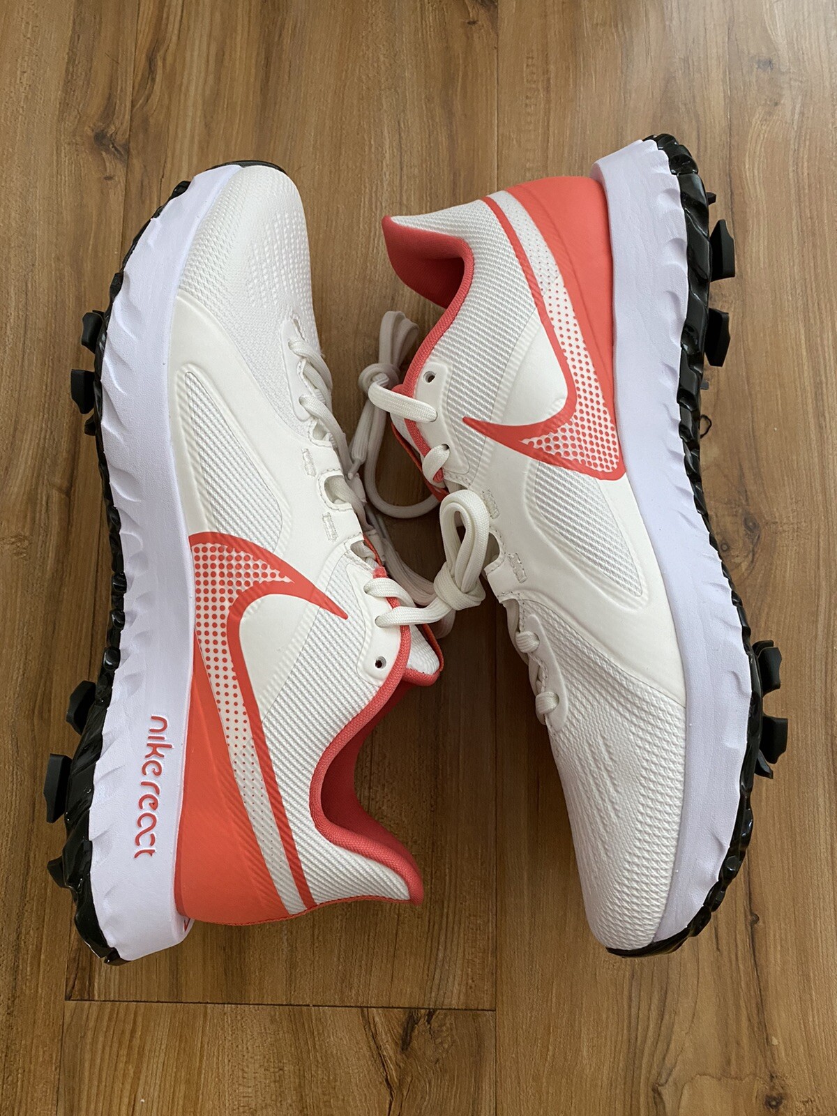 New Men’s Nike React Infinity Pro Sail/Magic Ember Golf Shoes. CT6620-104. Sz 8