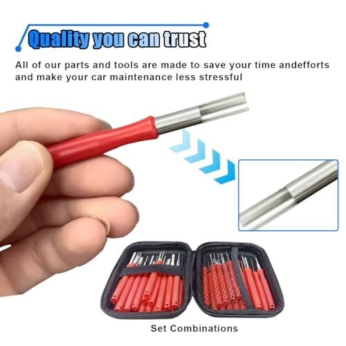 36PCS Terminal Removal Tool Kit Wire Connector Pin Extraction Fuse Puller