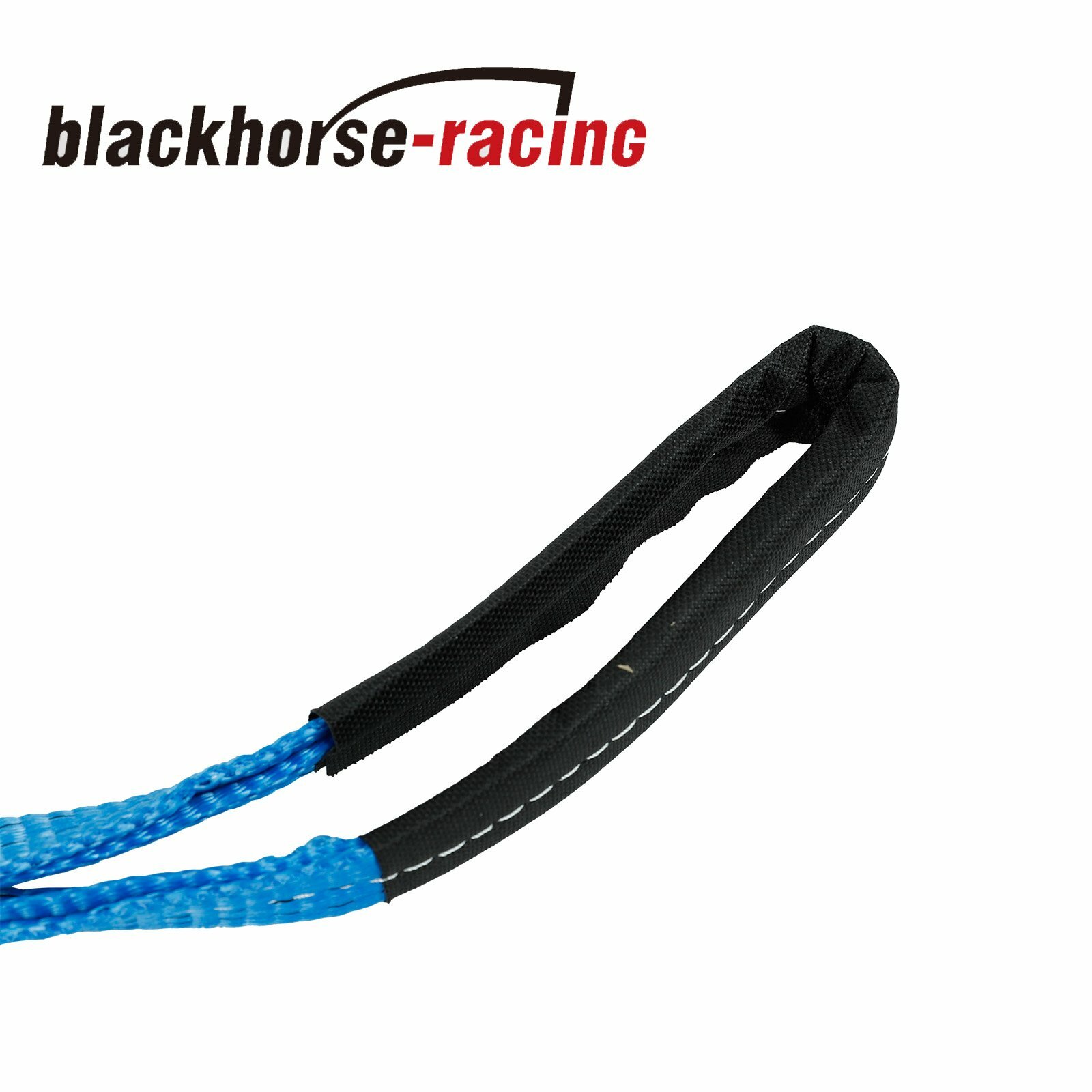 2" 20Ft Heavy Duty Tow Strap 20000 LB Capacity +D-Ring Hook