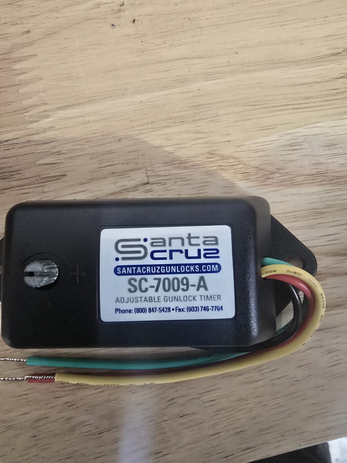 Santa Cruz Adjustable Gunlock Timer SC-7009-A