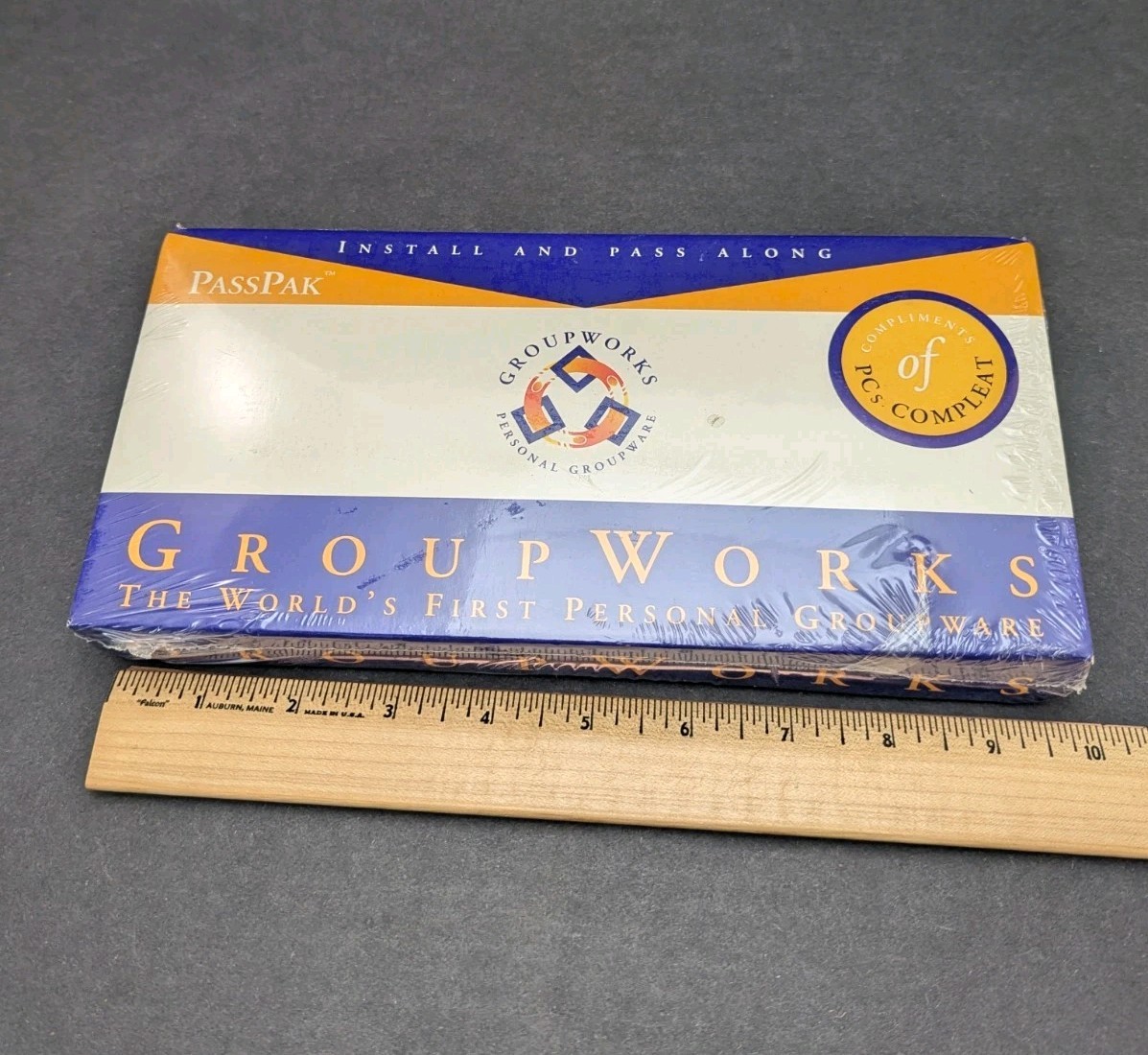 Sealed GroupWorks PassPak Personal Groupware Vintage Computing PC Software
