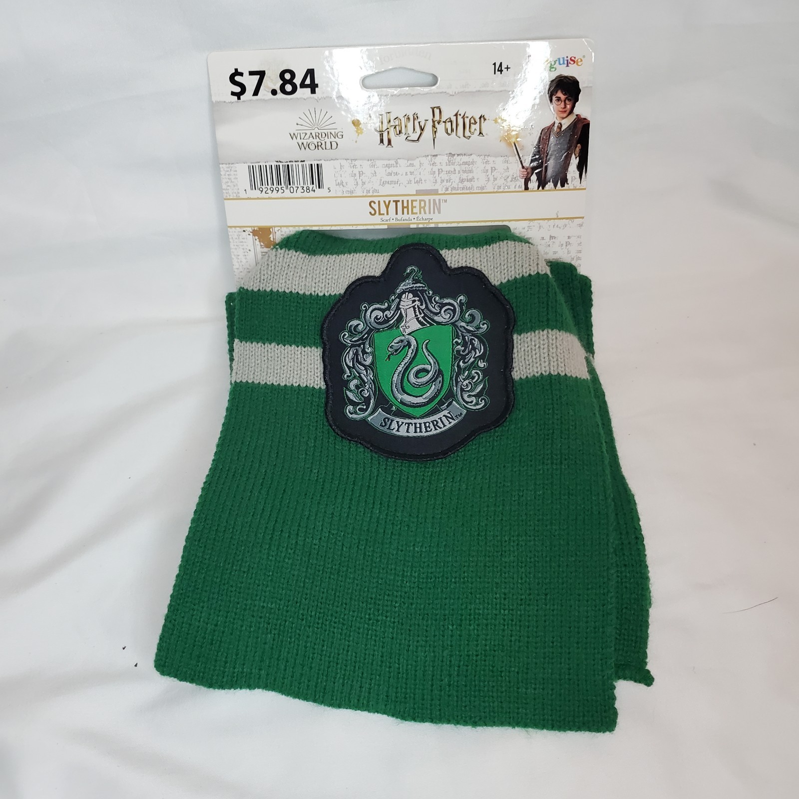 Harry Potter Officially Licensed Slytherin Scarf. 60” New Costume Halloween
