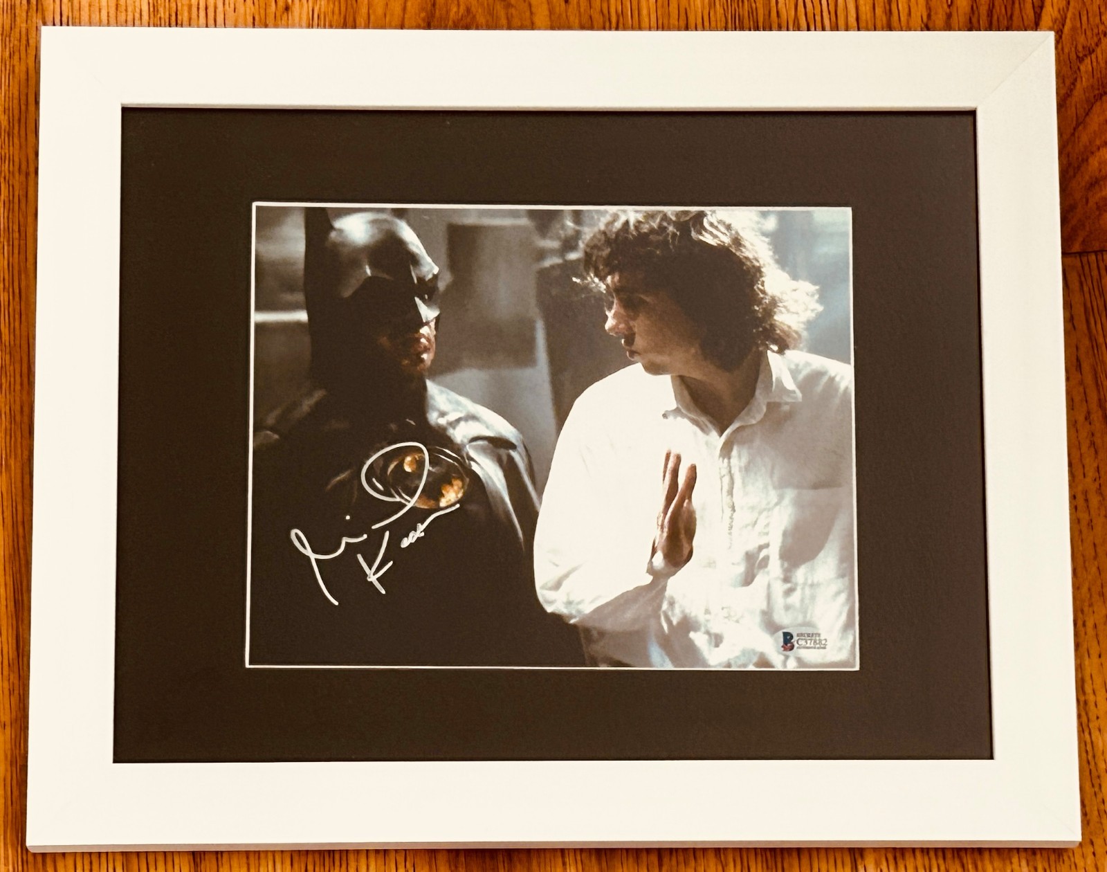 Michael Keaton autographed signed autograph Batman 8x10 movie photo framed (BAS)