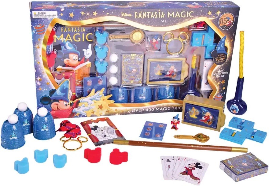 Disney Fantasia Magic Set Mickey Mouse Over 400 Tricks Kids 6+ Plus Bonus Poster