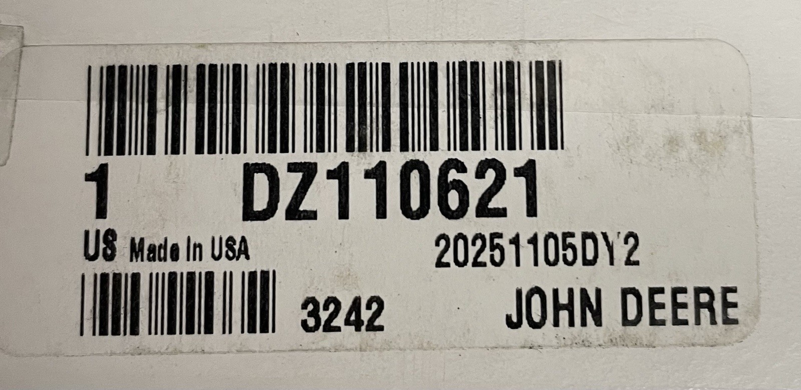 John Deere Chemical ( NOX ) Sensor DZ110621