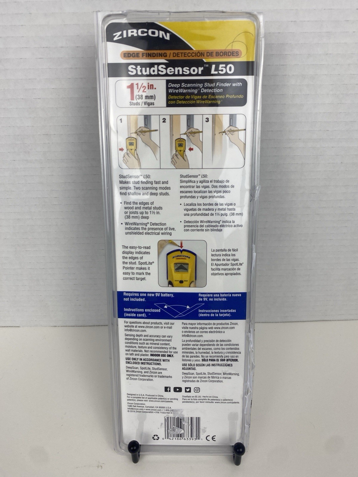Zircon L50 Studsensor Stud Finder GP3113863