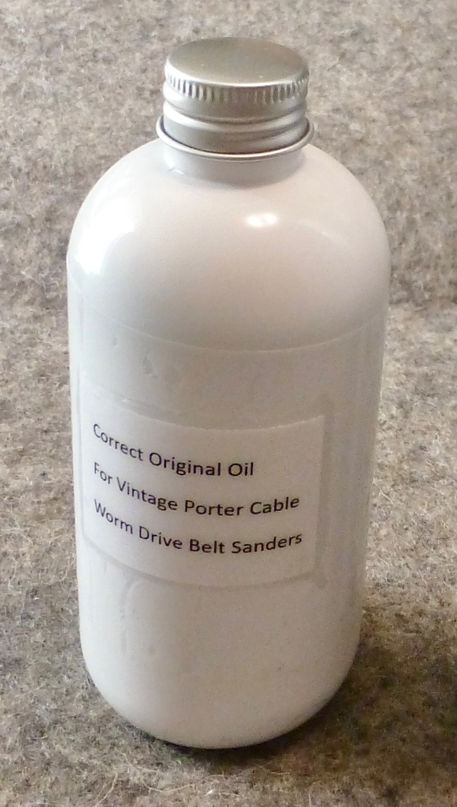 Correct Original Oil for Porter Cable Worm Drive Belt Sander - 8 oz