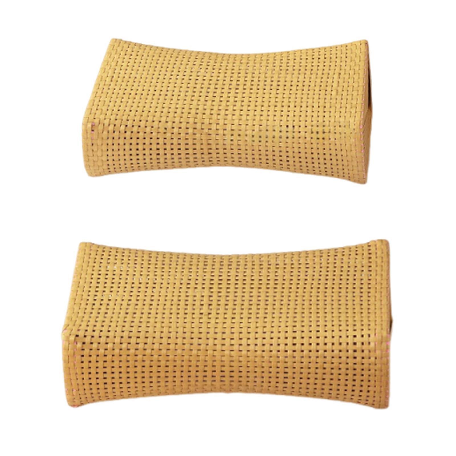 Sauna Headrest Pillow Sauna Backrest Imitation Rattan Cooling Relaxation