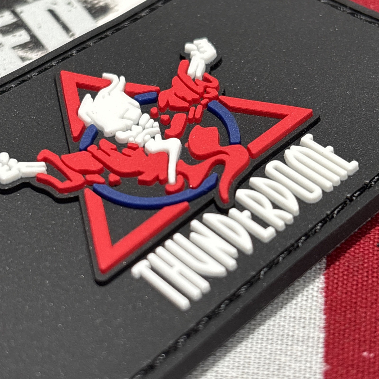 Thunderdome Morale Hook And Loop Patch High Quality 3d PVC
