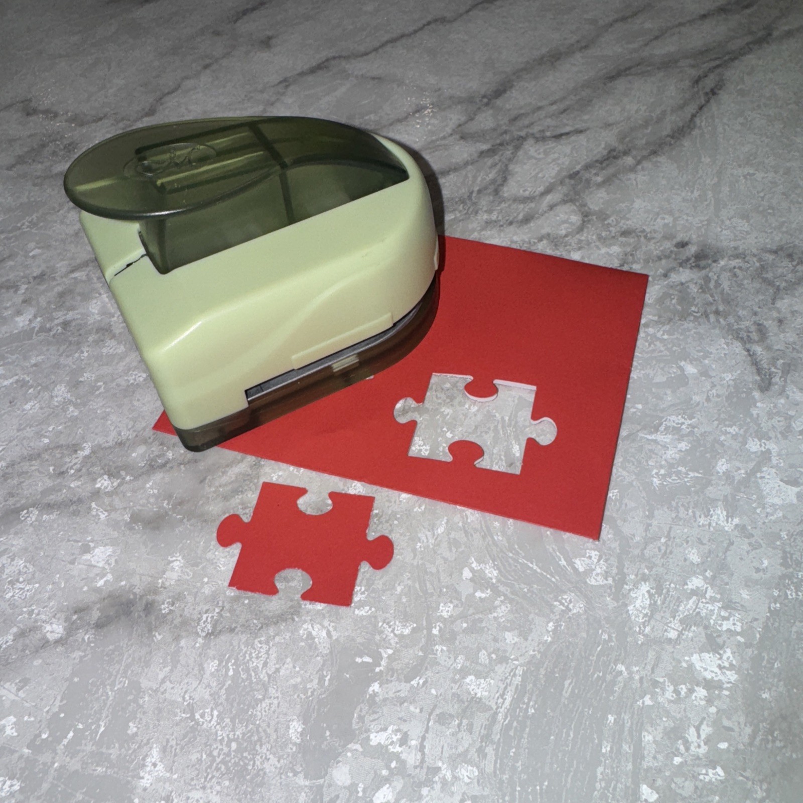 Creative Memories Puzzle Punch - Used Craft Scrapbooking Autism Awareness