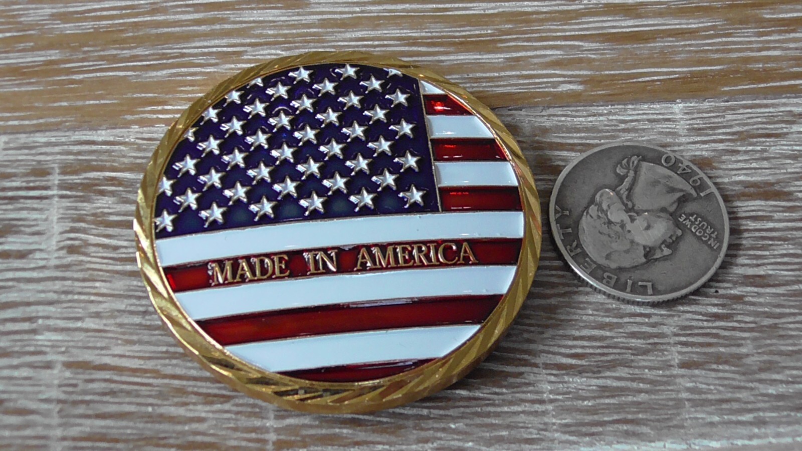 KELSO Technologies Made In America Challenge Coin #B490
