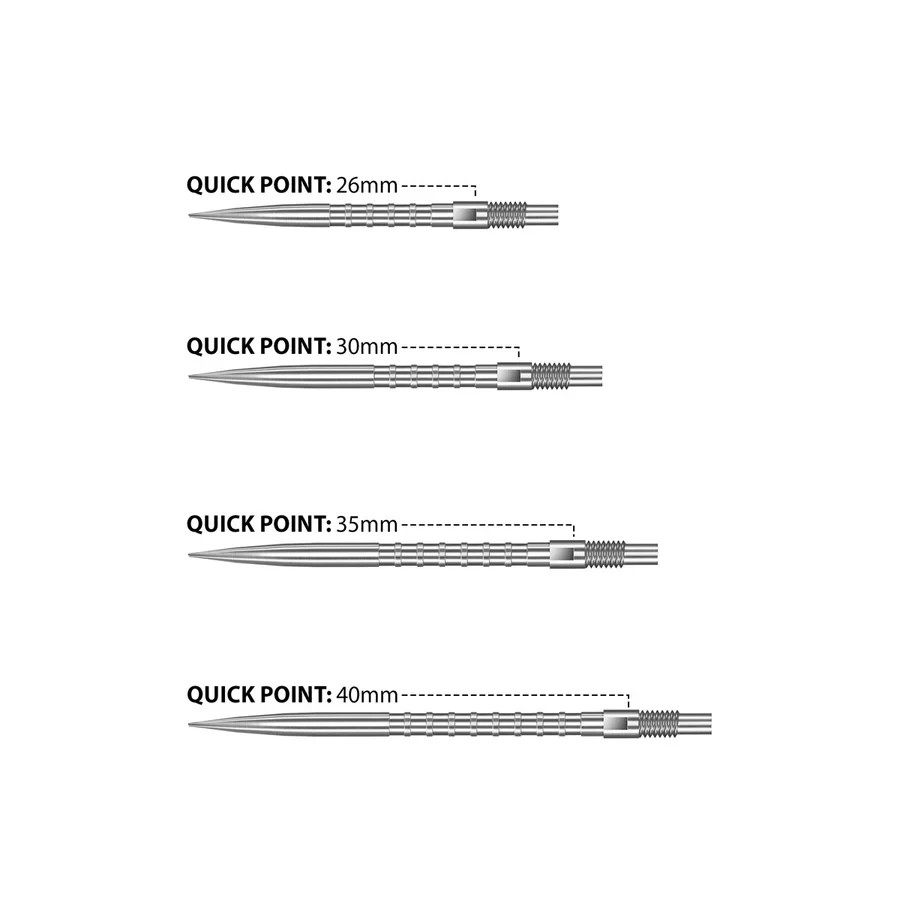 HARROWS QUICK POINT HM GRIP SILVER 40mm