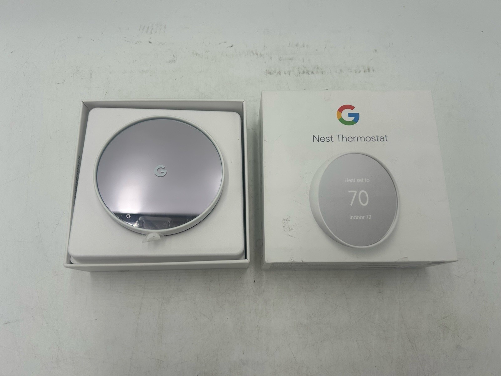 Google Nest Thermostat Smart Wi-Fi Thermostat Battery Powered – READ