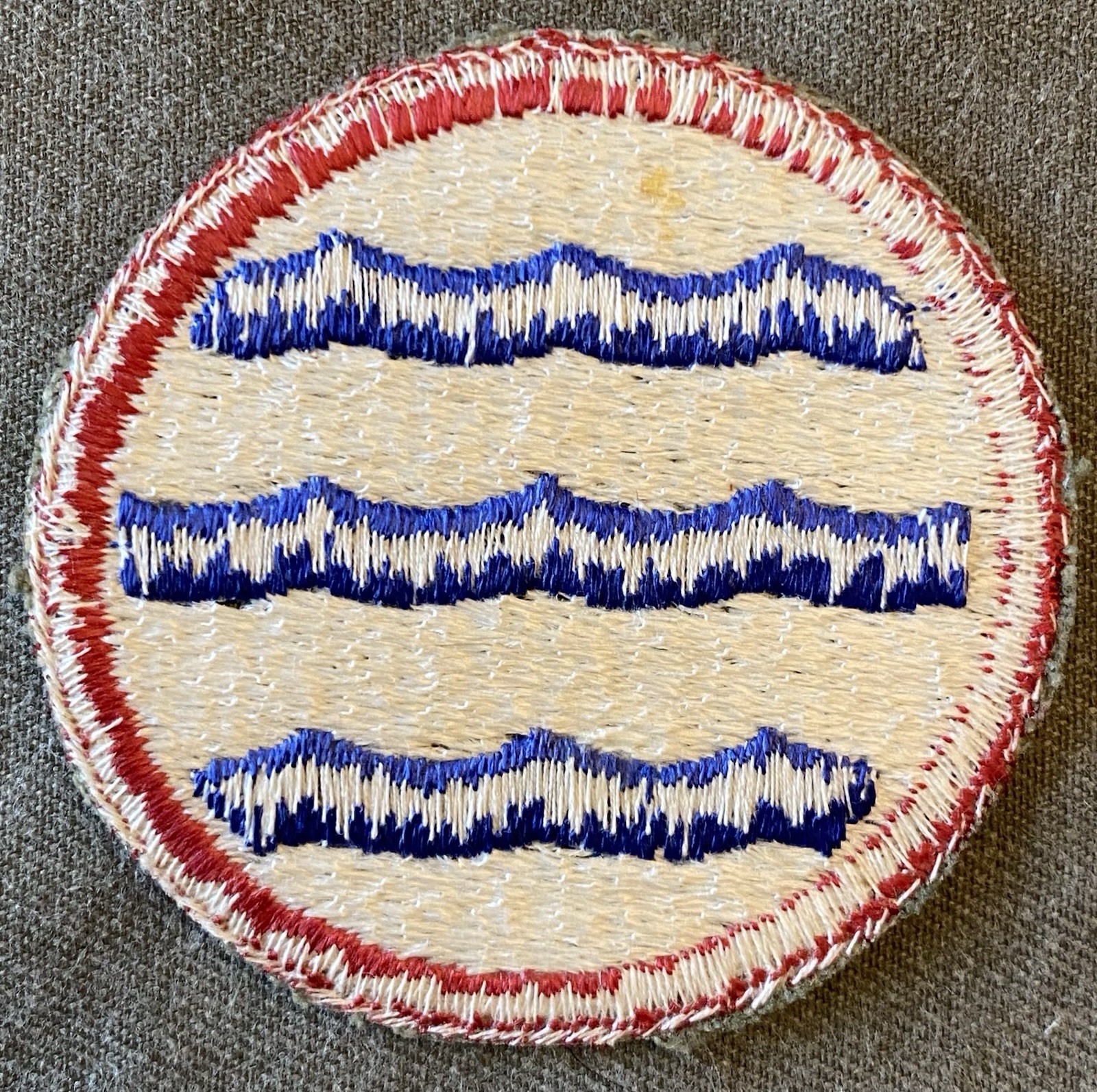 Original WWII US Army Greenland Base Command Patch - SSI