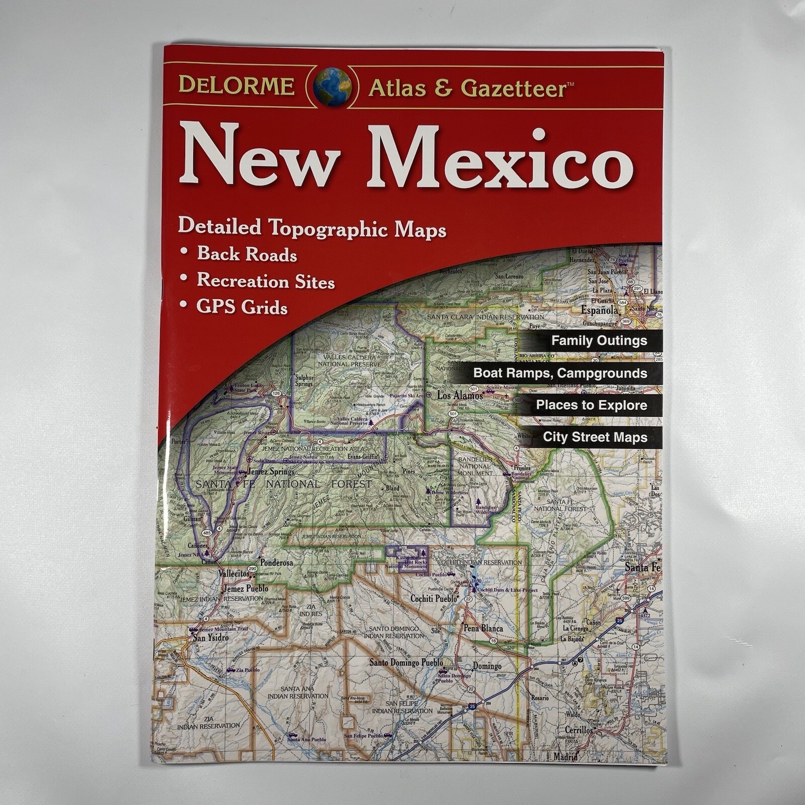 New Mexico State Atlas & Gazetteer DeLorme 2012 Topographic Maps GPS Grids