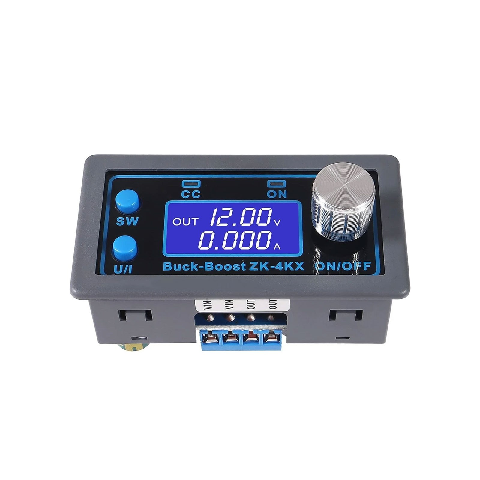 DC Adjustable Step-Up Down Buck Boost Power Supply Voltage Regulator LCD Module