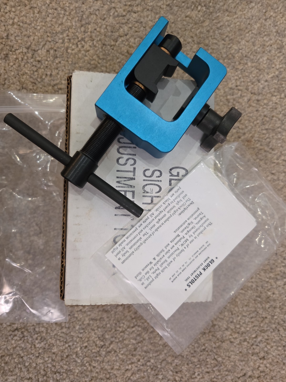 MGW Glock Pistol Sight Adjustment Tool Gunsmith Brownells 584-045-017 Maryland