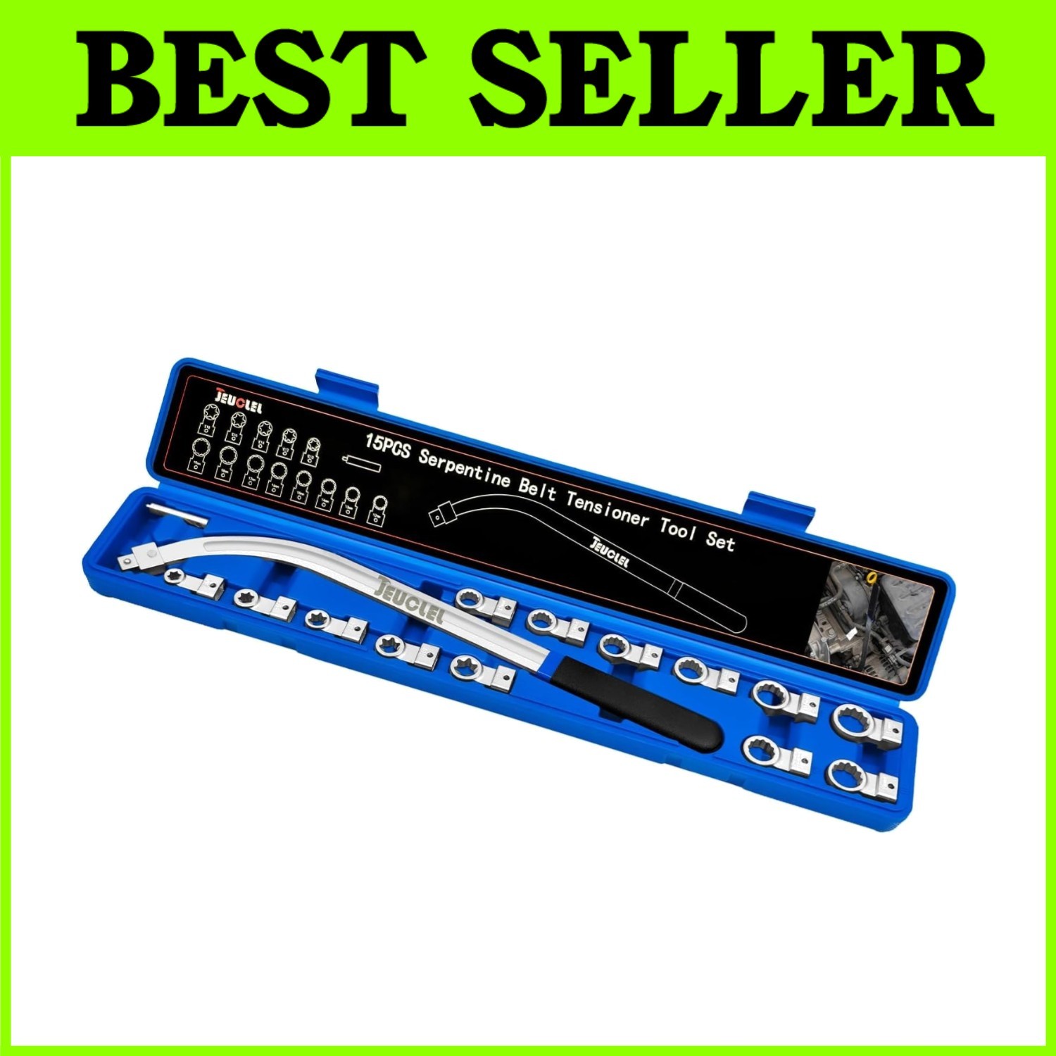 Engine Timing Belt Tensioning Tool Set - Serpentine Pulley#