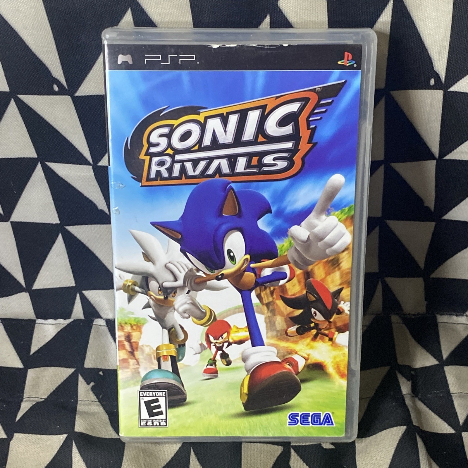 Sonic Rivals (2006, Sony PSP) ￼Case & Manual Only (no Game)