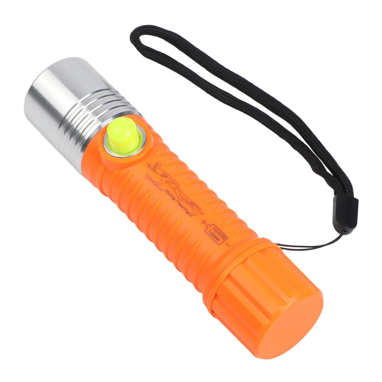 Pratical Flashlight Torch Underwater Lamp Shock-proof Waterproof 148x34.5mm