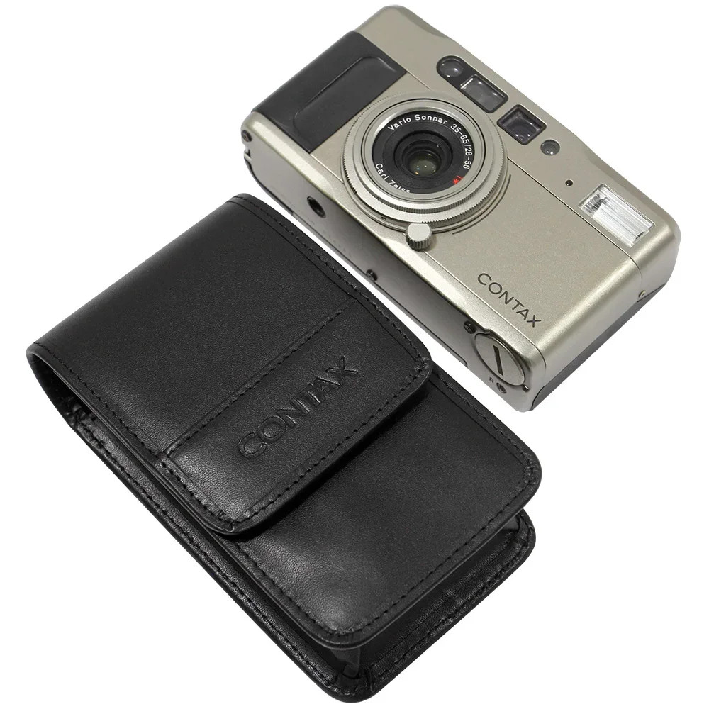 Full Protection Leather Camera Case Bag Cover for CONTAX T2 T3 TVS TVS2 TVS3