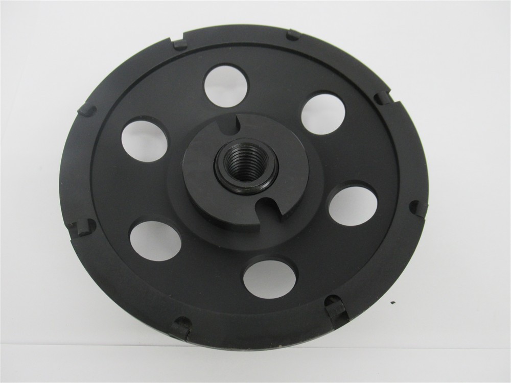 5" (125mm) PCD Grinding Cup, 8 Segment, 5/8" Arbor