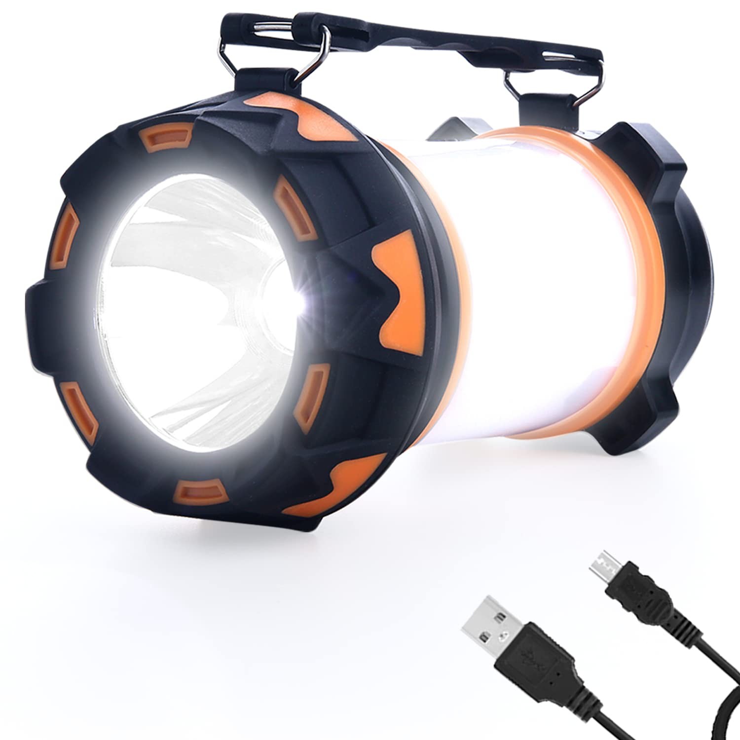 LED Camping Lantern Rechargeable, Super Bright Lantern Flashlight and 360 Deg...