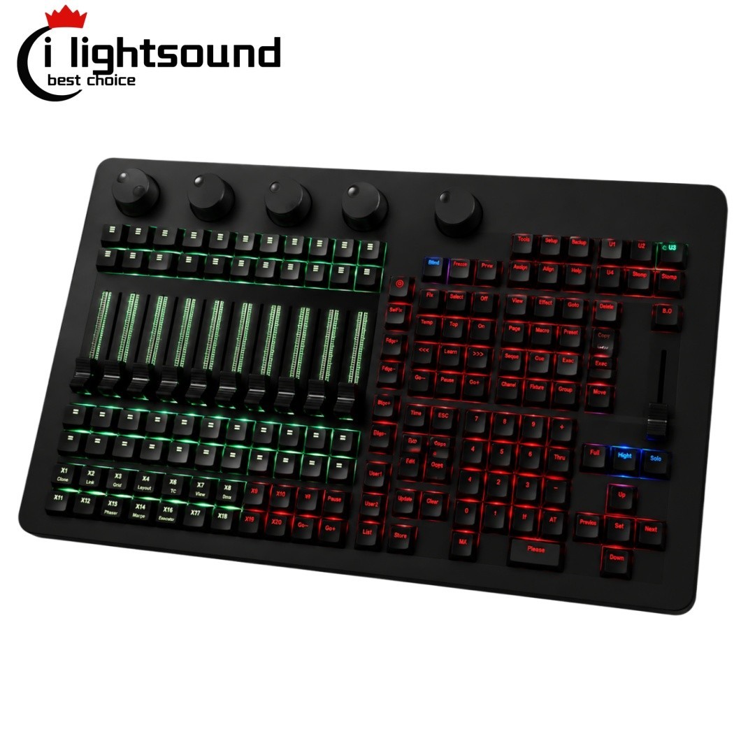 New all-in-one control surface console for dmx512 light,video,audio and beyond