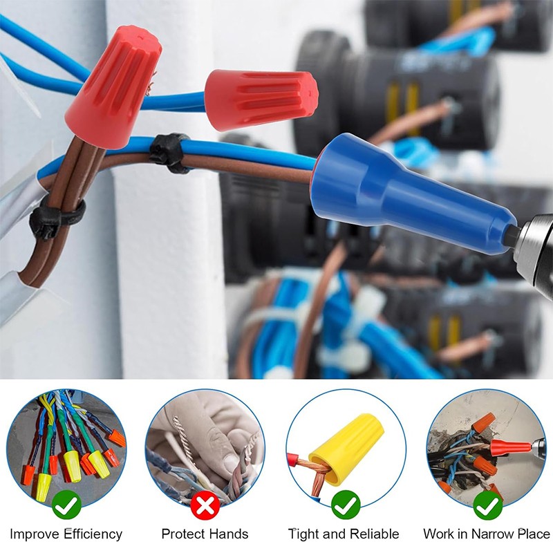 Wire Twisting Tool Wire Spin Twister Nut Spin Twist Drill Wire Connector Socket