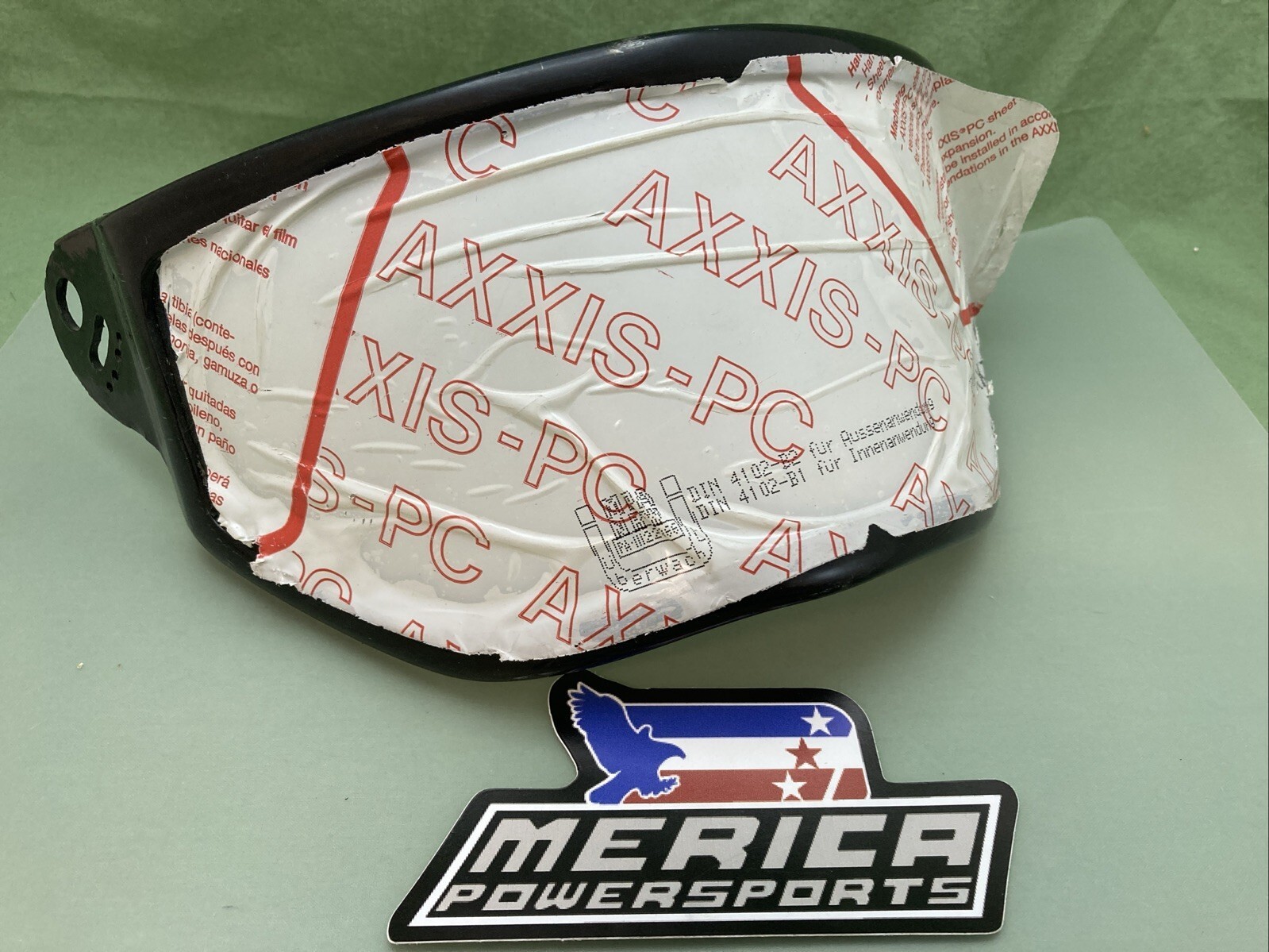 NEW GENUINE AXXIS-PC DID 4102-B1 B2 HELMET SHIELD DOUBLE CLEAR