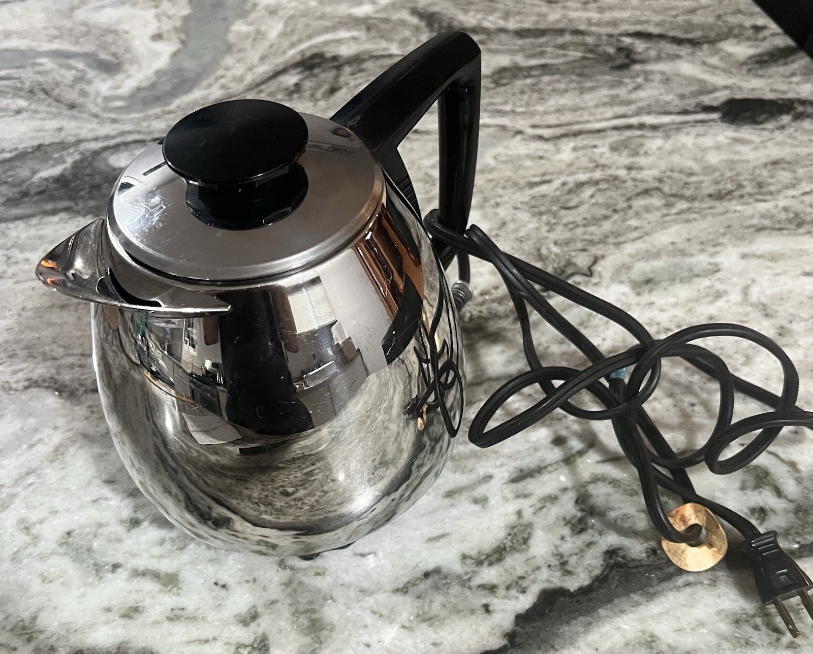 Jet-O-Matic Model 10 Automatic Coffee Maker Vintage Tested Works Graham & Co USA