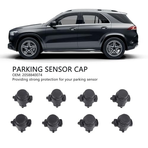 Parking Sensor Cover Cap, Direct Fit Replacement Bumper Mount Accessory,