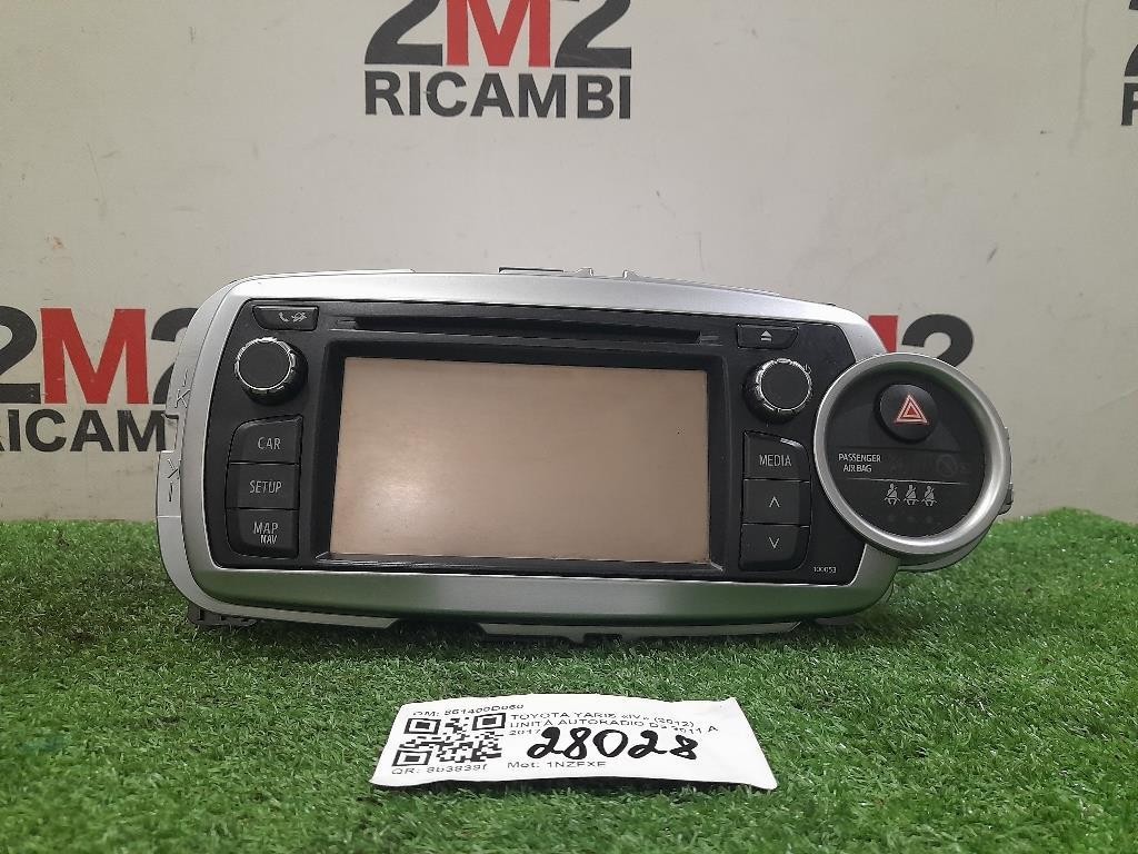 Car Radio For Toyota Yaris Series 861400D060 1NZFXE (08>11)