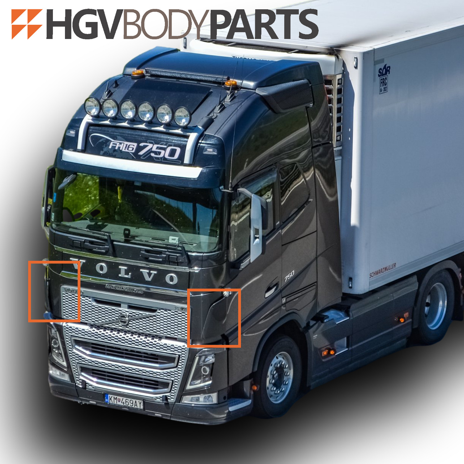 VOLVO FM Cab Corner Deflector Panel RH