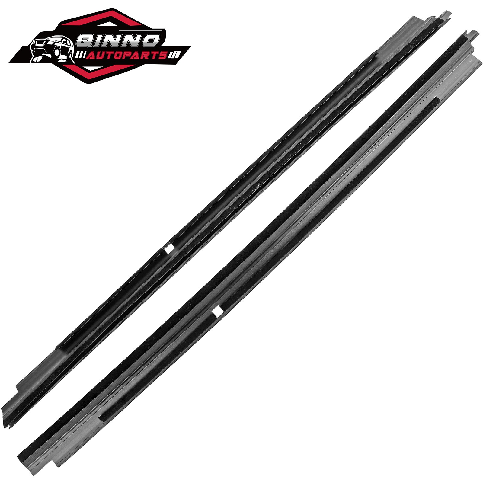 For 1999-2007 GMC Silverado Sierra Set Front Outer Door Window Belt Weatherstrip