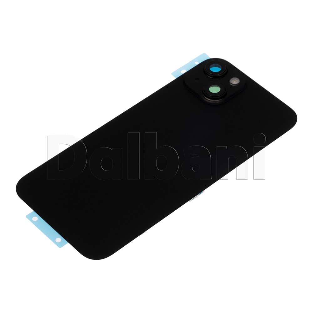 Black Replacement Back Glass Housing Frame For iPhone 15 Plus Battery Cover