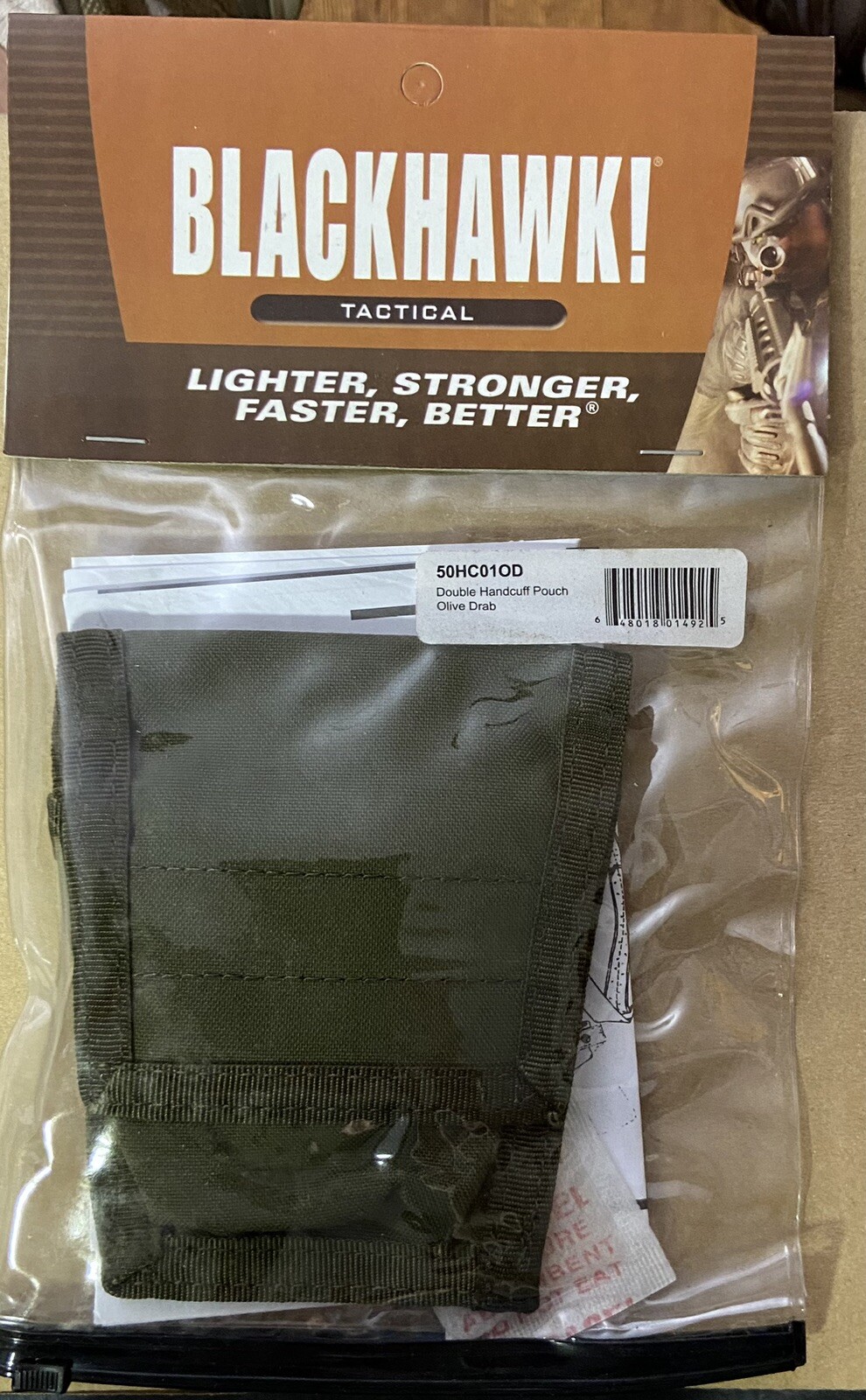 Blackhawk Tactical Double Handcuff Pouch Olive Drab