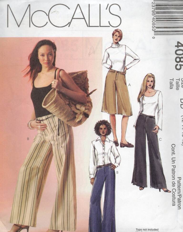4085 MCCALL'S MISSES PANTS 2 LENGTHS SZ 12-18
