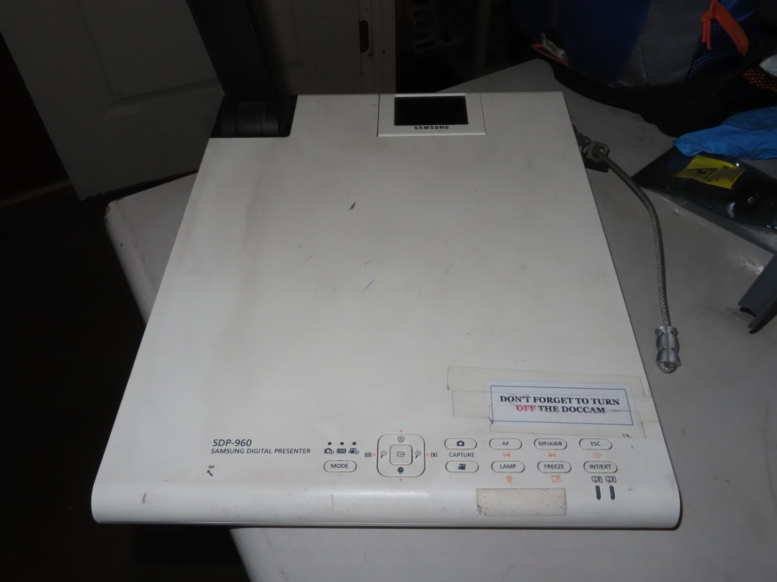 Samsung Model SDP-960 HD Document Projector Visual Digital Presenter *NO ADAPTER