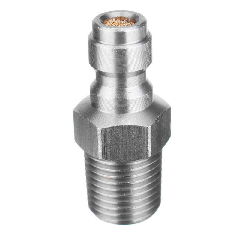2pcs 1/8'' Stainless Steel Paintball One Way Valve Foster HPA/N2 Fill Nipple Kit