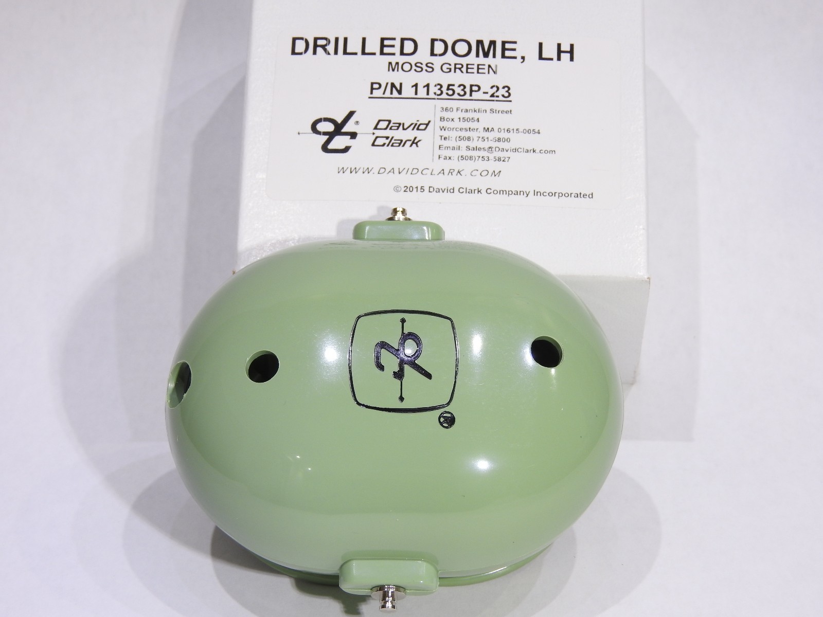 ORIGINAL DAVID CLARK 3 pc. REPLACEMENT DOMES & SHIELD for H-3312, H3310 + others