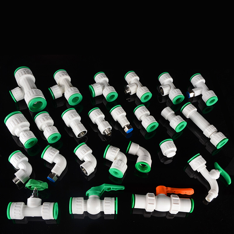 No Heat Fusion PPR Pipe Fitting Straight/Elbow/Tee Reducing 24 Styles Available
